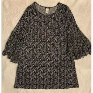 MSK Womens Plus Size 3X Shift Dress Floral